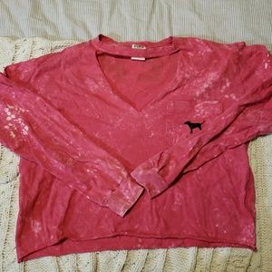 PINK Acid Was Crop Top